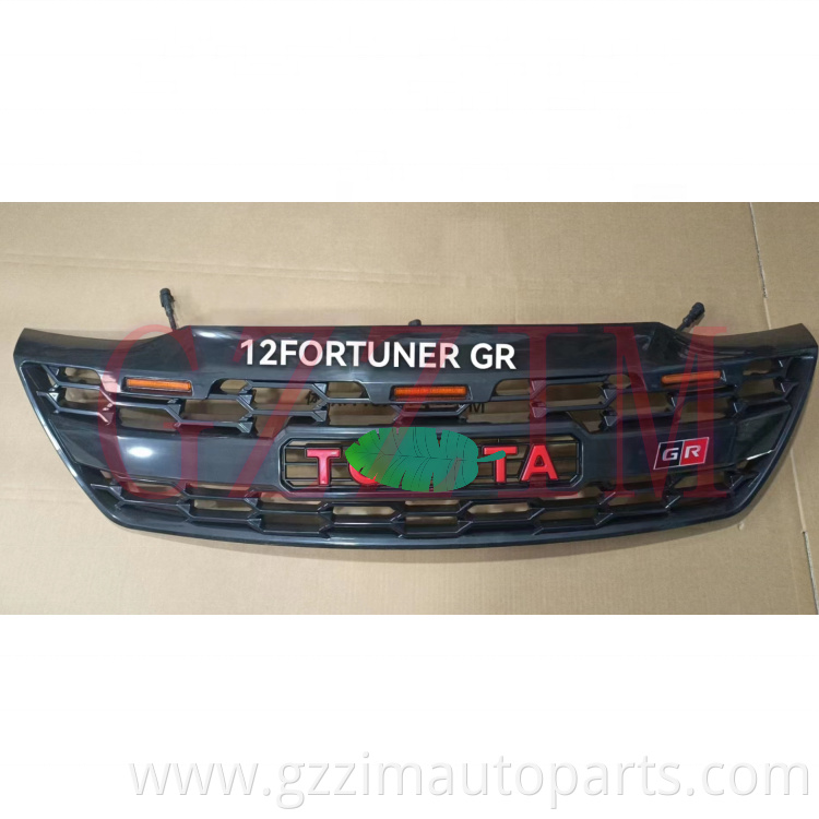 ABS Plastic Front Grille LED Middle Grille Used For Fortuner 2012